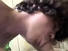 Real ugly crackhead gives good blow-job