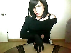 Sissy Crossdresser Mandy Fapping For You!