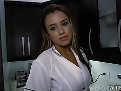 Stunning maid in my kitchen