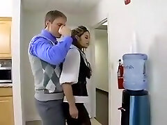 Secretary is smashed in the toilets at work.mp4