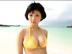 Asian Teen At The Beach