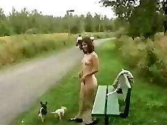 Babe ottiene nudo in pubblico, per chi desidera vedere i suoi beni