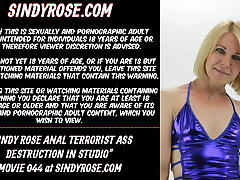 Sindy Rose anal terrorist ass destruction & blossom