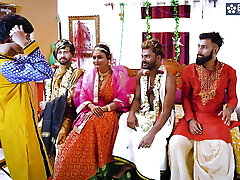Desi queen BBW Sucharita Full foursome Swayambar hardcore glamour Night Group sex gang-bang Full Movie ( Hindi Audio ) 