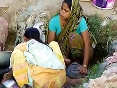 Indian Village Lady Spied In Outdoor Hidden