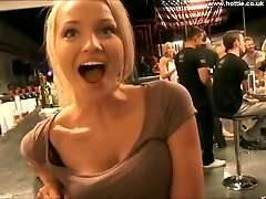 Hot Girl in a Bar Shows me Everything