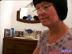 MILF with glasses gets fucked deep buttfuck