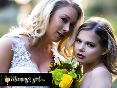 MOMMY'S Female - Bridesmaid Katie Morgan Bangs Hard Her Daughter Coco Lovelock Before Her Wedding