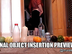 Extreme anal object injection Extreme anal object injection