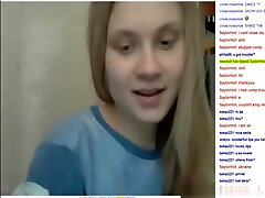 Blonde girl spreads her pussy for tons of strangers online