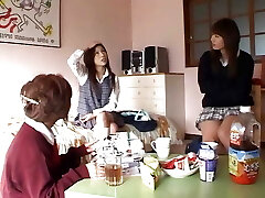 Japanese Girls Femdom Party! Japanese brats want joy!