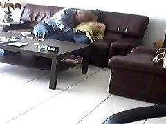 Clariss hidden livecam living room engulf fuck boyfriend