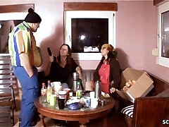 German Farmer TV Demonstrate Plow – Fat Guy with ugly Mature
