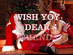 My hitting day, I fuck my man with a strapon! Happy Fresh Year, pals!