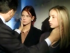 Magnificent teen lovelies in hot anal threesome