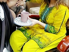Desi Office Madam Drinking Nectar With Coffee Of Office Boy With Hindi Audio