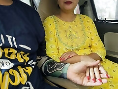 First time she rides my dick in van, Public sex Indian desi Girl saara plumbed very hard in Boyfriend's car