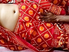 Red Saree Sonali Bhabi Bang-out By Local Guy ( Official Video By Villagesex91)