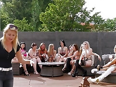 15 girls only orgy gives you a horny sapphic party