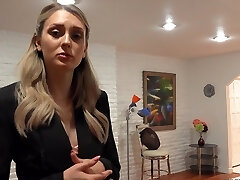 Horny dame Charlotte loves playing with a hard cock in POV