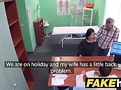 Faux Hospital Czech doctor cums over horny cheating wife
