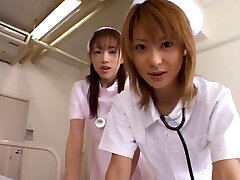 Japanese nurses team up to have intercourse with a patient - Naho Ozawa
