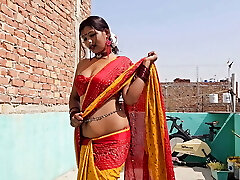 RAJASTHANI Spouse Fucking virgin indian desi bhabhi before her marriage so stiff and cum on her