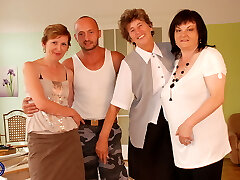 Grannies get rough sex from strong boy