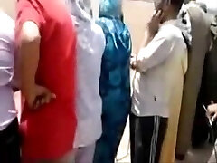 Mischievous guy touching dick on the muslim women Mischievous guy touching dick on the muslim women