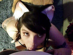 Virghoe - Daddy Shares His Kitten