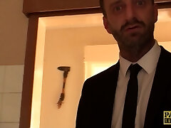 English wifey bi-atch assfucked to pay off debt