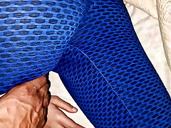 STEPSISTER FITNESS ARRIVES IN Cock-squeezing LEGGINGS FROM THE GYM AND I GET Indeed