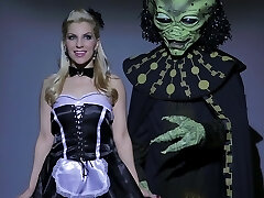 Ashley Fires wearing hot lingerie gets drilled by her coworker Ashley Fires wearing hot lingerie gets drilled by her coworker