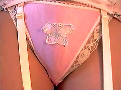 Rosa Cintura In Nylon Pantaloni