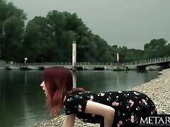 Sandy-haired flashes and then finger fucks herself to a loud orgasm Sandy-haired flashes and then finger fucks herself to a loud orgasm