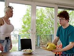 Blonde MILF with enormous tits getting romped - Tanya Virago