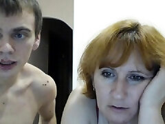 Young redhead lingerie educator in a webcam s