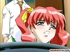 studentessa hentai ottiene assfucked in bagno