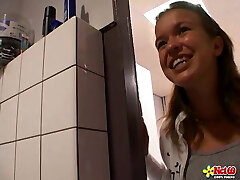 Dutch gang-fuck with 1 girl and 4 guys!