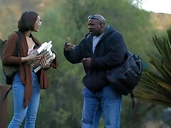 Too emotional and extremely crazy cowgirl Natalie Porkman takes BBC into her twat Too emotional and extremely crazy cowgirl Natalie Porkman takes BBC into her twat