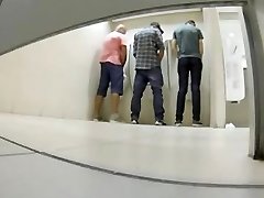 Boys caught having fuck-a-thon in a public rest room