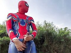 Japanese Spiderman in Songkran Festival 2024