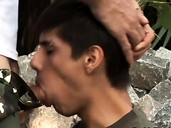 Barebacked twink fucked by big cock