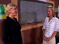 Sexy Teacher Tongues her pupil's pussy! (The unforgettable Pornography Emotions in HD restyling version)