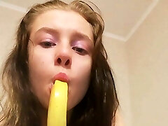Deep Throating A BANANA PART 1 Deep Throating A BANANA PART 1