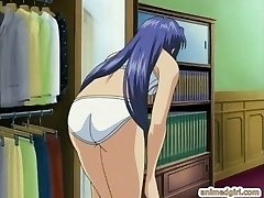 Roped manga porn schoolgirl gets shoved fake penis int