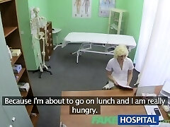FakeHospital Super-naughty nurse heals patient with her tongue
