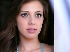 Two stunning white young chicks on the couch gusto each other softcore