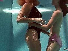 Olla Oglaebina And Irina Russaka Super-sexy Naked Girls In The Pool