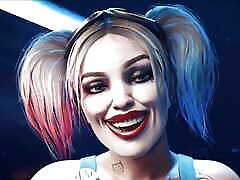 Rescraft Harley Quinn eager for Hard Sex Delicious tembak dalam mom Tits, Sweet Small party seks tkw 3D HENTAI PORN